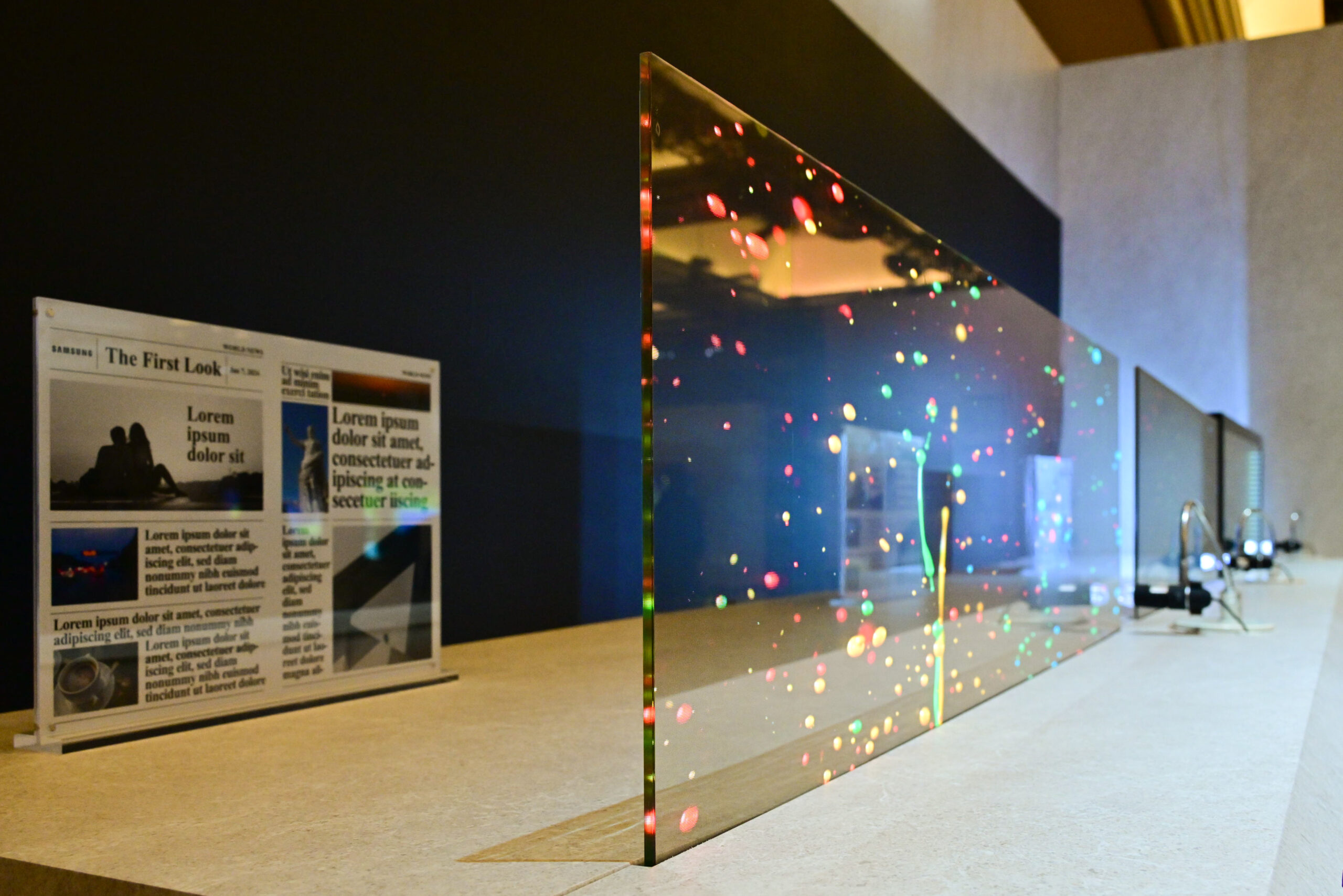 Ces Micro Led Transparency CES 2024: Transparentny Micro LED i OLED Glare Free - GSMService.pl